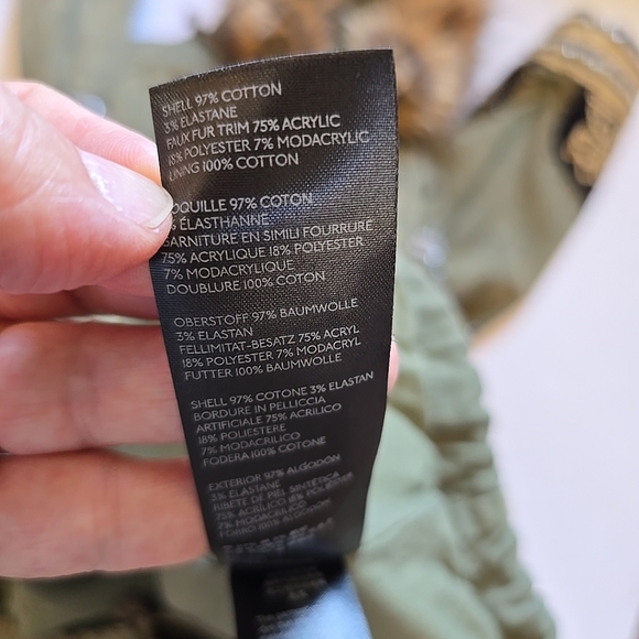 Free People Golden Quills Womens Military Parka Size XS See Measurements - Picture 14 of 15